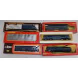 Six miscellaneous 00 gauge diesel locomotives some in box.