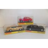 Dinky :- 163 VW Fastback, 152 Rolls Royce Phantom, and 127 Rolls Royce Silver Cloud each boxed.