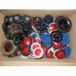 Meccano :- a box of various wheels.