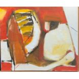Patricia SANDERSON When the Speed Freak Takes Over Oil on canvas Signed and inscribed to the