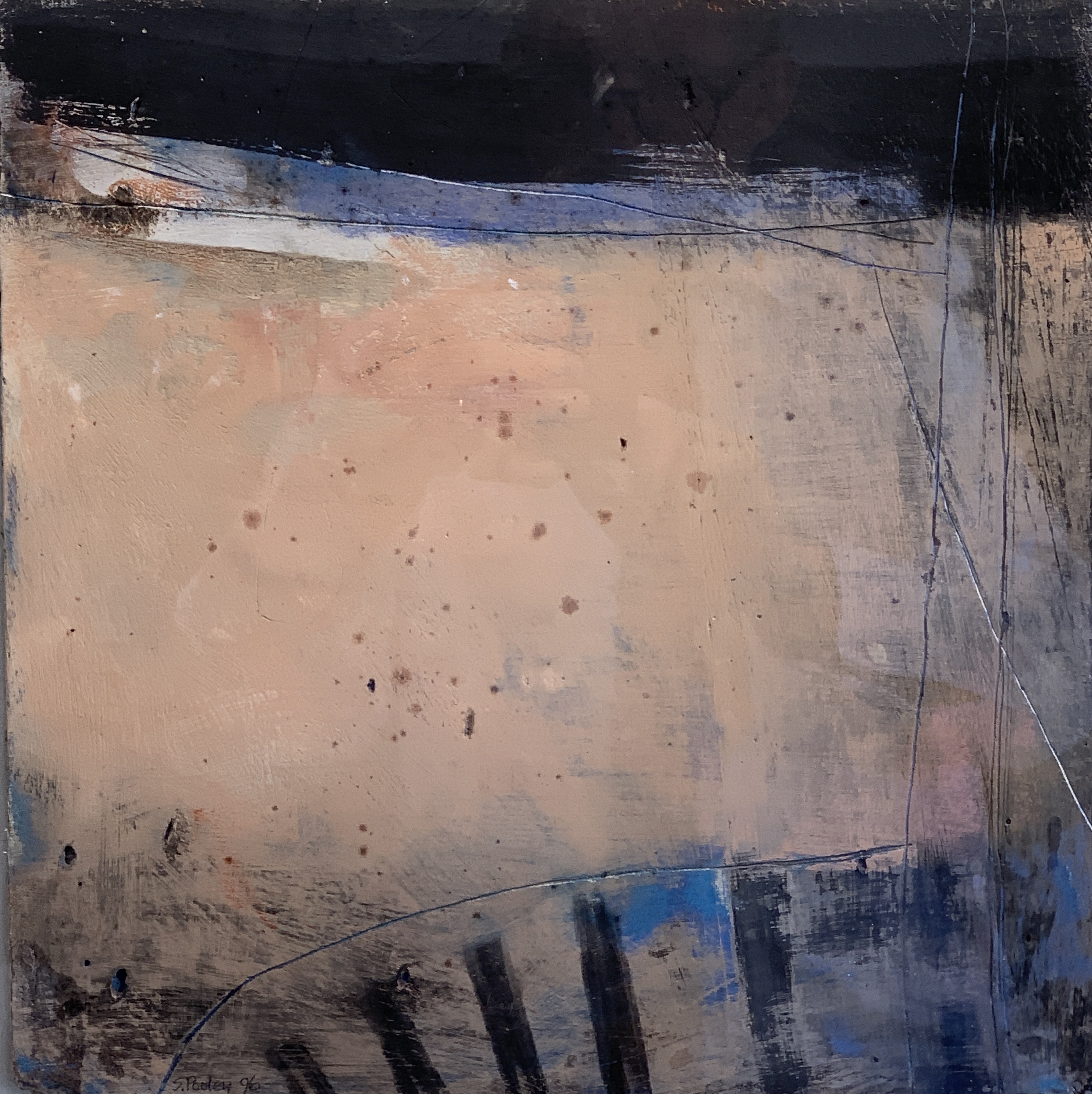 Simon POOLEY (1955) Off Season Mixed media on plaster Signed and dated 96 Artist's label to the