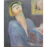 Rose HILTON (1931-2019) Ida Kelarova Oil on canvas Signed and inscribed to the back Studio seal