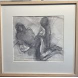 Rose HILTON (1931-2019) Nudes Grisaille wash Signed and dated '89 Studio seal to the back 34 x