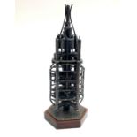A Norwegian scale metal model of a Cameron blow-out valve from a deep sea oil rig,