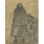 Théophile Alexandre STEINLEN (1859-1923) Study of a Peasant Woman with Cart