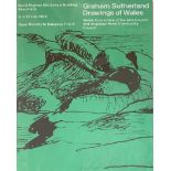 Gordon HOUSE (1932-2005) Graham Sutherland Drawings of Wales Exhibition Poster