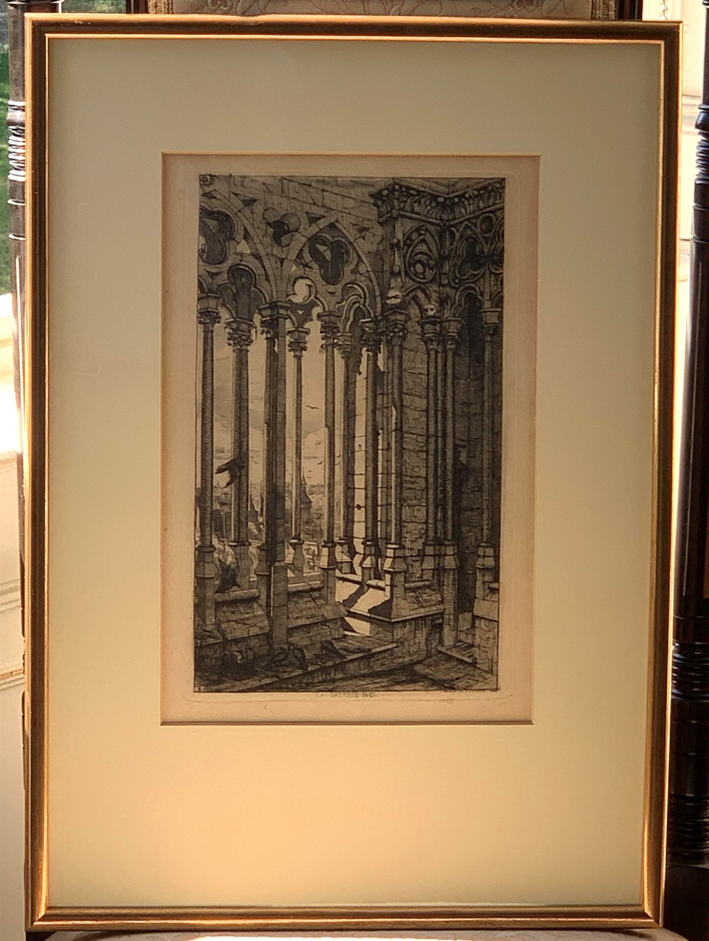 Charles MERYON (1821-1868) La Galerie, Notre Dame - Image 3 of 4