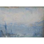 Joseph Alfred TERRY (1872-1939) Landscape in Blue