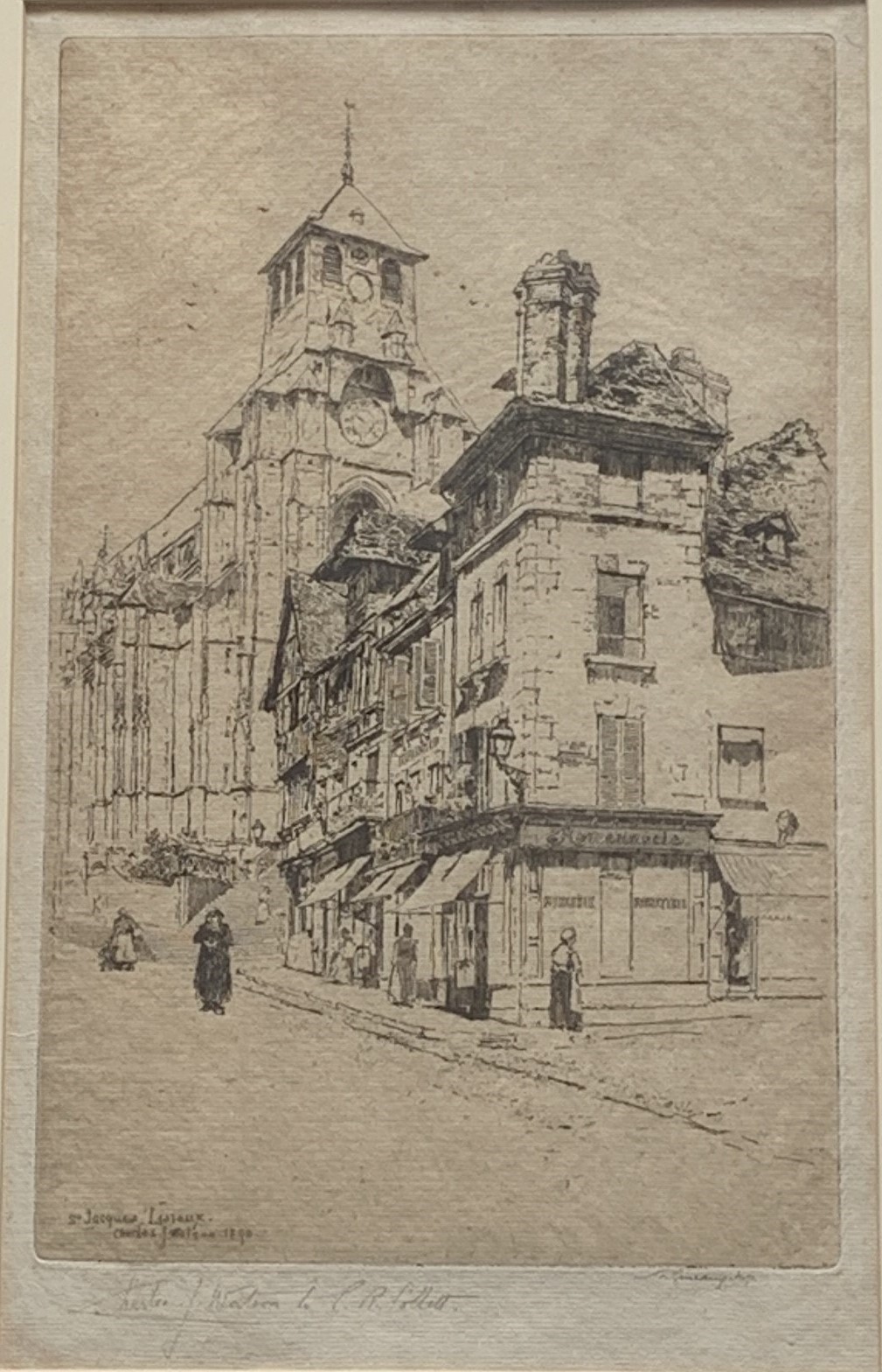 Charles John WATSON (1846-1927) St Jaques, Lisseux', 'Bologna, S Petronio', 'Wells Cathedral, West - Image 12 of 16