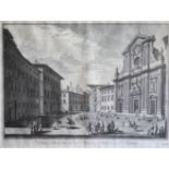 Giuseppe ZOCCHI (1711-1767) Veduta della Chiesa di S Michele Berteide de P.P. Teatini' from 'Scieta