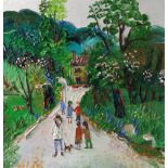 Fred YATES (1922-2008) La Motte le printemps