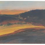 Steve SLIMM (British, 20th Century) Landscape with Ruin