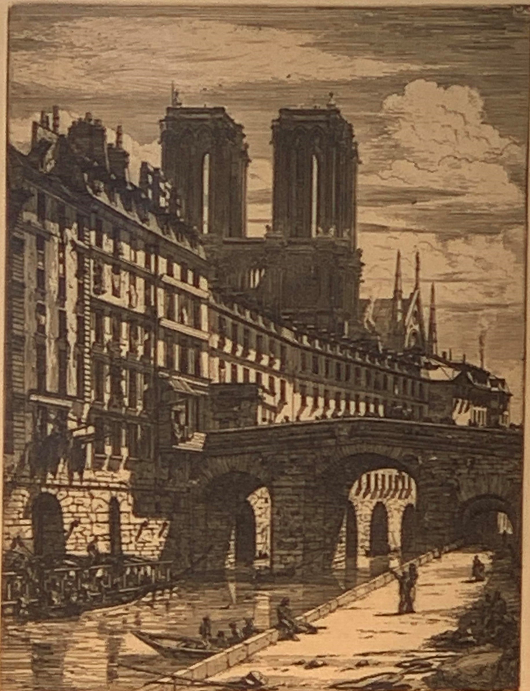 Charles MERYON (1821-1868) Le Petit Pont