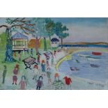 Fred YATES (1922-2008) Bandstand, Christchurch