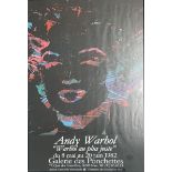 Andy Warhol Exhibition Poster Warhol au plus juste