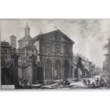 Giovanni Battista PIRANESI (1720-1778) Veduta della Basilica di S Sebastiano fuori delle mura di