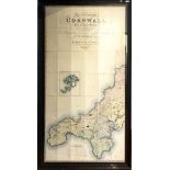 'Map of the County of Cornwall from an Actual Survey made in the years 1826 & 1827 C & J