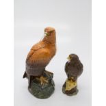 A Royal Doulton Whyte & Mackay Golden Eagle decanter and a similar whisky buzzard decanter,