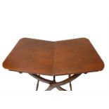 A Victorian mahogany coaching table, . (Dimensions: Height 73cm, width 91cm.)(Height 73cm, width