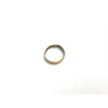 A 17th or 18th century gold posy ring the inside inscribed Thy Hart's Delite (sic)