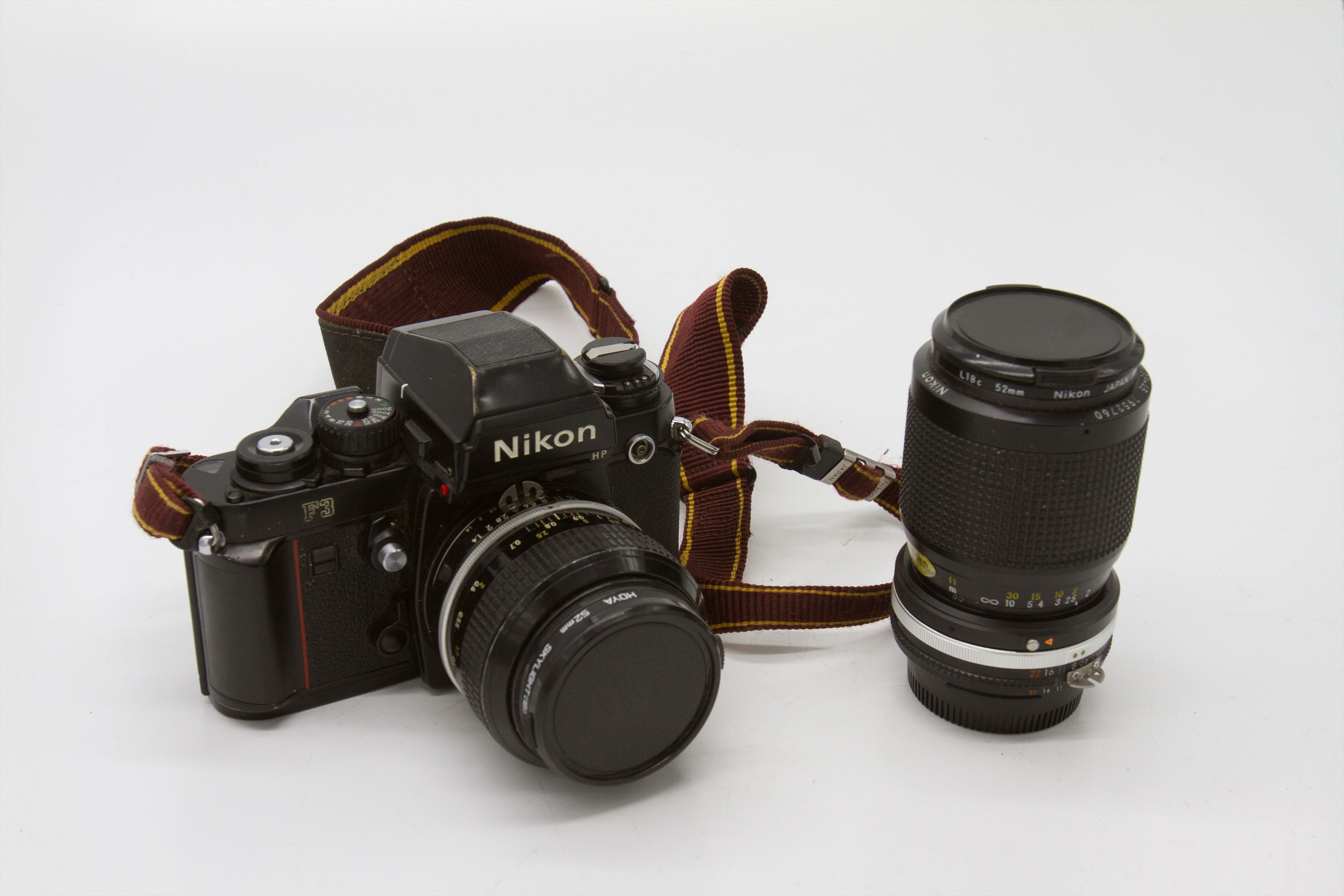 A Nikon F3 SLR camera, with two lenses, various filters, documentation and carrying case. - Image 2 of 2