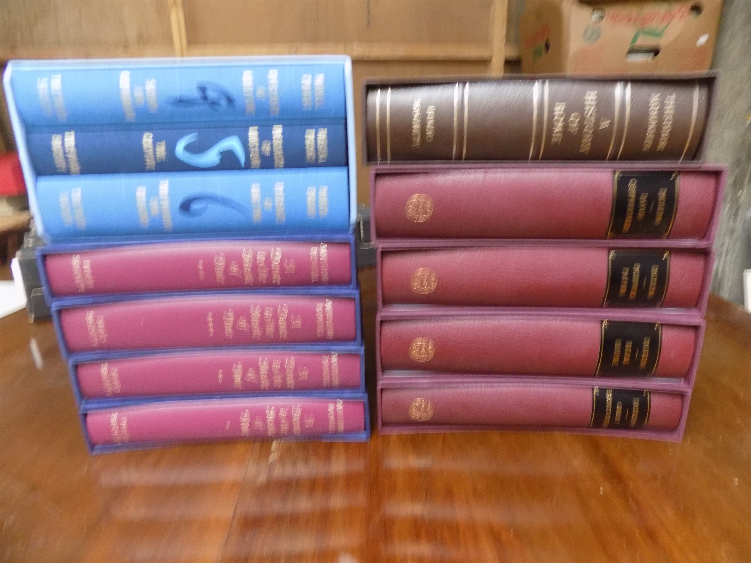 FOLIO SOCIETY Leather bound and others. Fine condition.