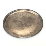 A crested Georgian silver oval teapot stand from Pilrig House, Edinburgh, 6.5oz.