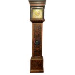 A fine Daniel Quare walnut and marquetry eight day longcase clock, 17th/18th century, signed D.