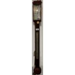 An early 19th century mahogany stick barometer, signed 'J. Newman, 122 Regent Strt, London', (