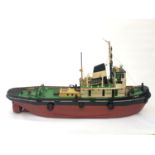 A large scale model of the tug boat 'St Budoc', well detailed and fitted with an electric motor (