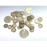 Silver 3d coins and other silver coins.