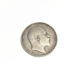 Half crown. Edward VII. 1903 very rare F-VF. Only 274,840 issued.
