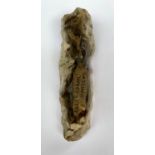 Mesolithic bi-facial pick flint, Henry Dewey, Kent, 283.4g, 160mm.