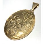 9ct gold locket