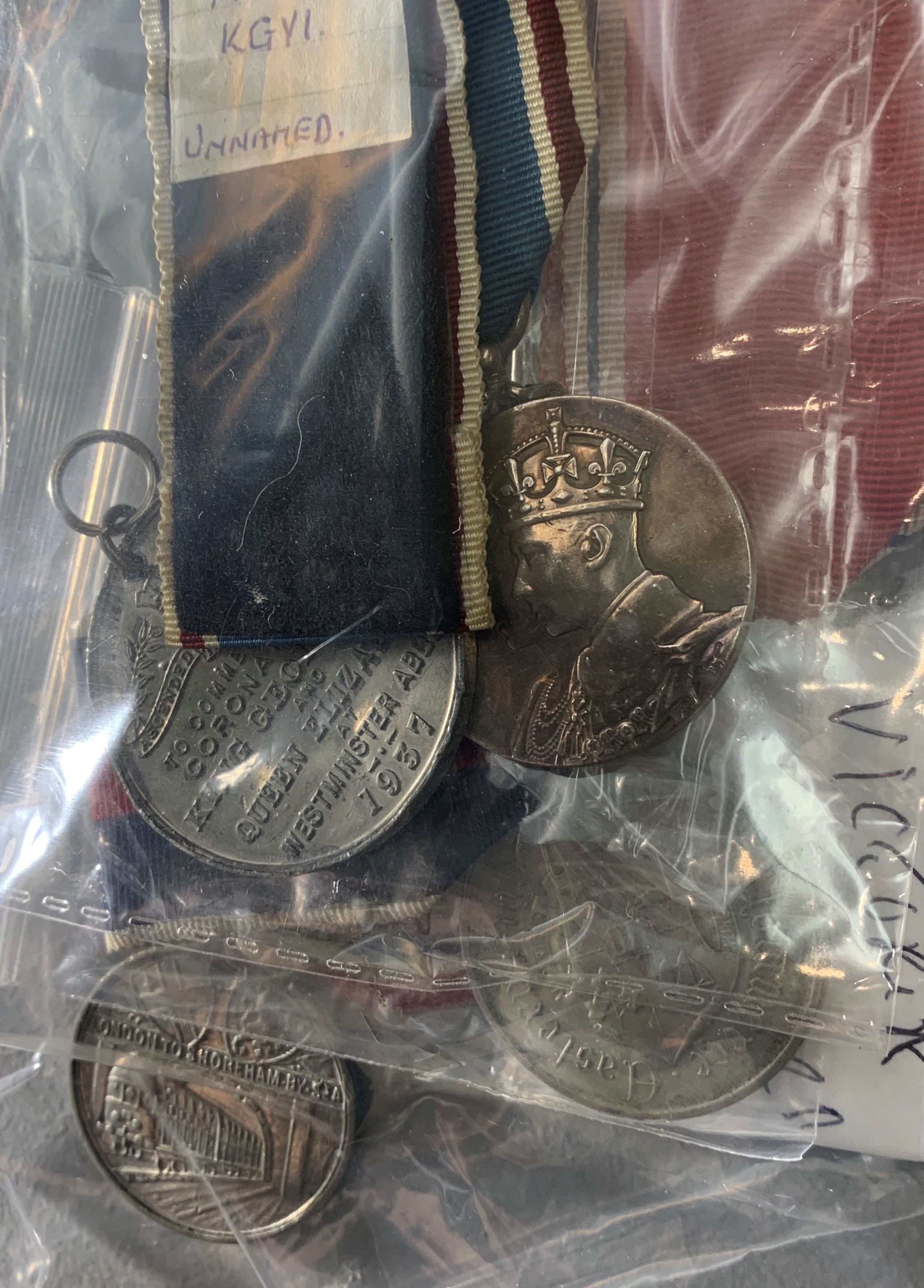 Commemorative Royalty Related Medals - (4) & Railway Interest (1):