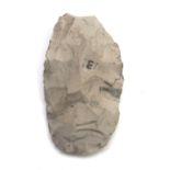 Upper Paleolithic Celt chert, Kelling, Henry Dewey. & Sir A Evans (1892), 124.2g, 92mm.