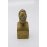 A small library bronze bust of William IV, circa 1830, probably by Samuel Parker, titled to front