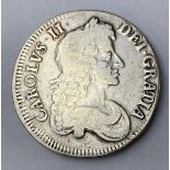 Crown. Charles II 1680. AVF/VF.