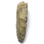 (A&B) Neolithic flaked votive axe, near Long Stratton, Norfolk 189mm.503g, 190mm.