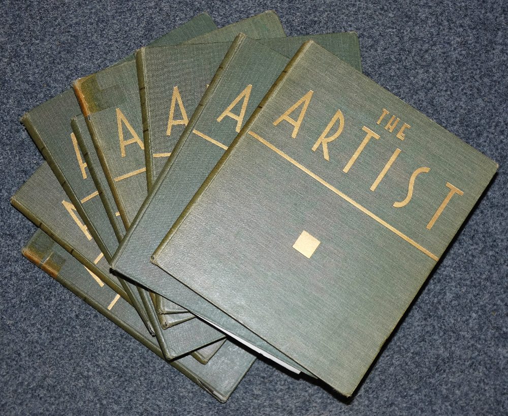 Eight volumes of 'The Artist'