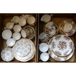 A large quantity of Colclough fine bone china dinnerware in two boxes (2)