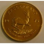 A 1975 Krugerrand