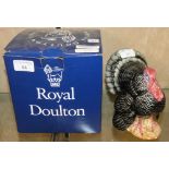 A Royal Doulton model of a turkey, model number D7149 limited edition, boxed