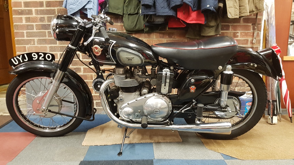 1955 Matchless G9, 498 cc. Registration number UYJ 920. Frame number A34382. Engine number 55 G9 - Image 2 of 12