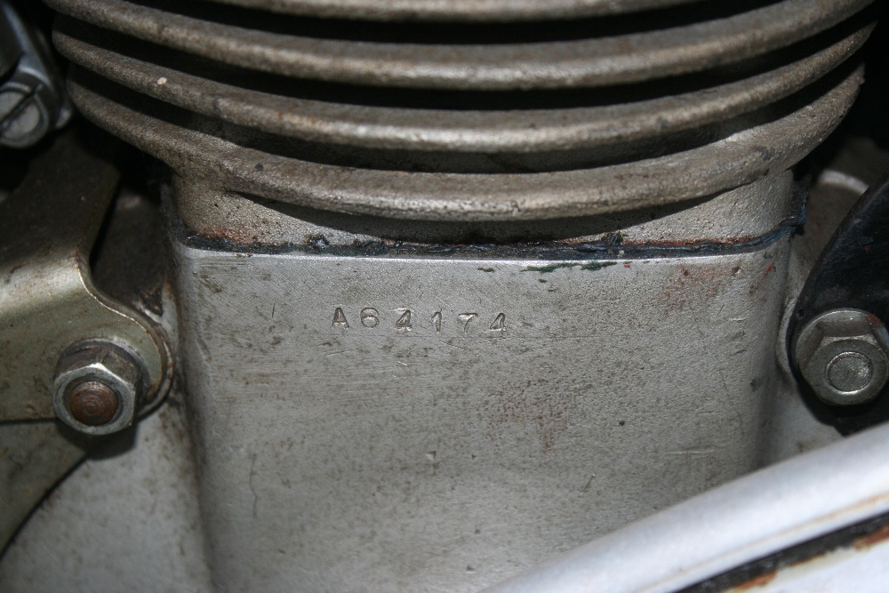 1958 AJS 16 MS, 348 cc. Registration number YTG 828. Frame number SB/16MS 33542. Engine number - Image 12 of 12