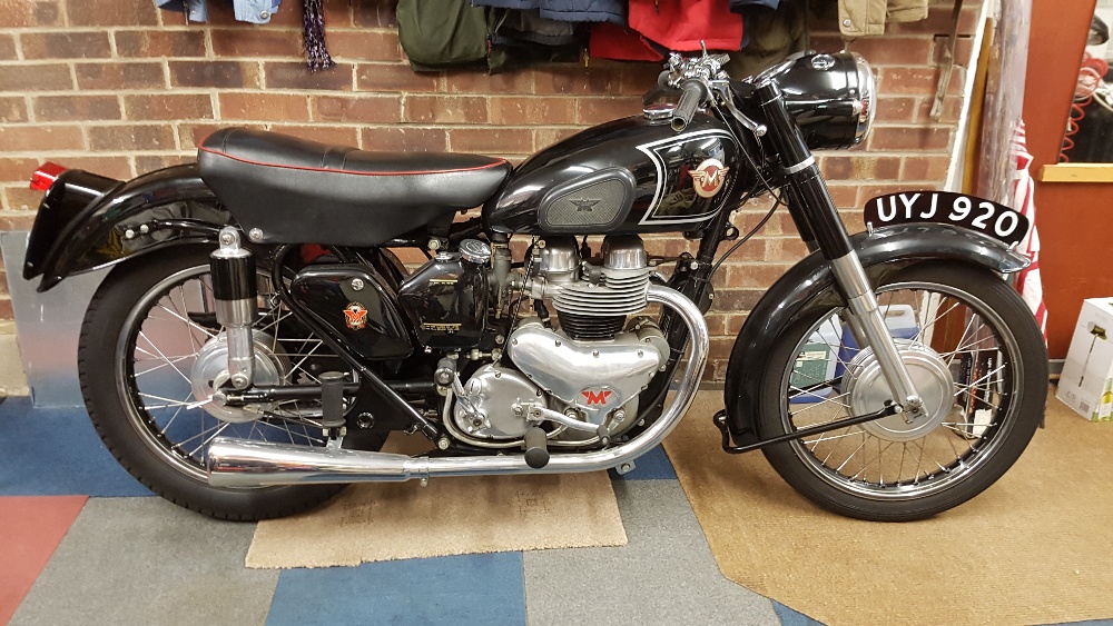 1955 Matchless G9, 498 cc. Registration number UYJ 920. Frame number A34382. Engine number 55 G9