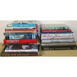Twenty various marque specialist books, to include "Vauxhall 30-98" by Portway and "The complete