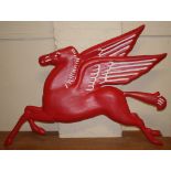 *A reproduction fibreglass Pegasus 3D sign, 85 x 120 cm.