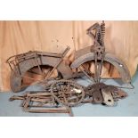 Various Pioneer and Vintage frame parts, some believed Rover.