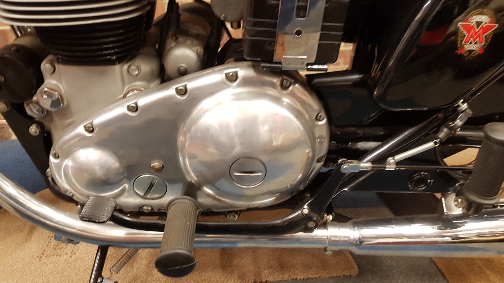 1955 Matchless G9, 498 cc. Registration number UYJ 920. Frame number A34382. Engine number 55 G9 - Image 9 of 12